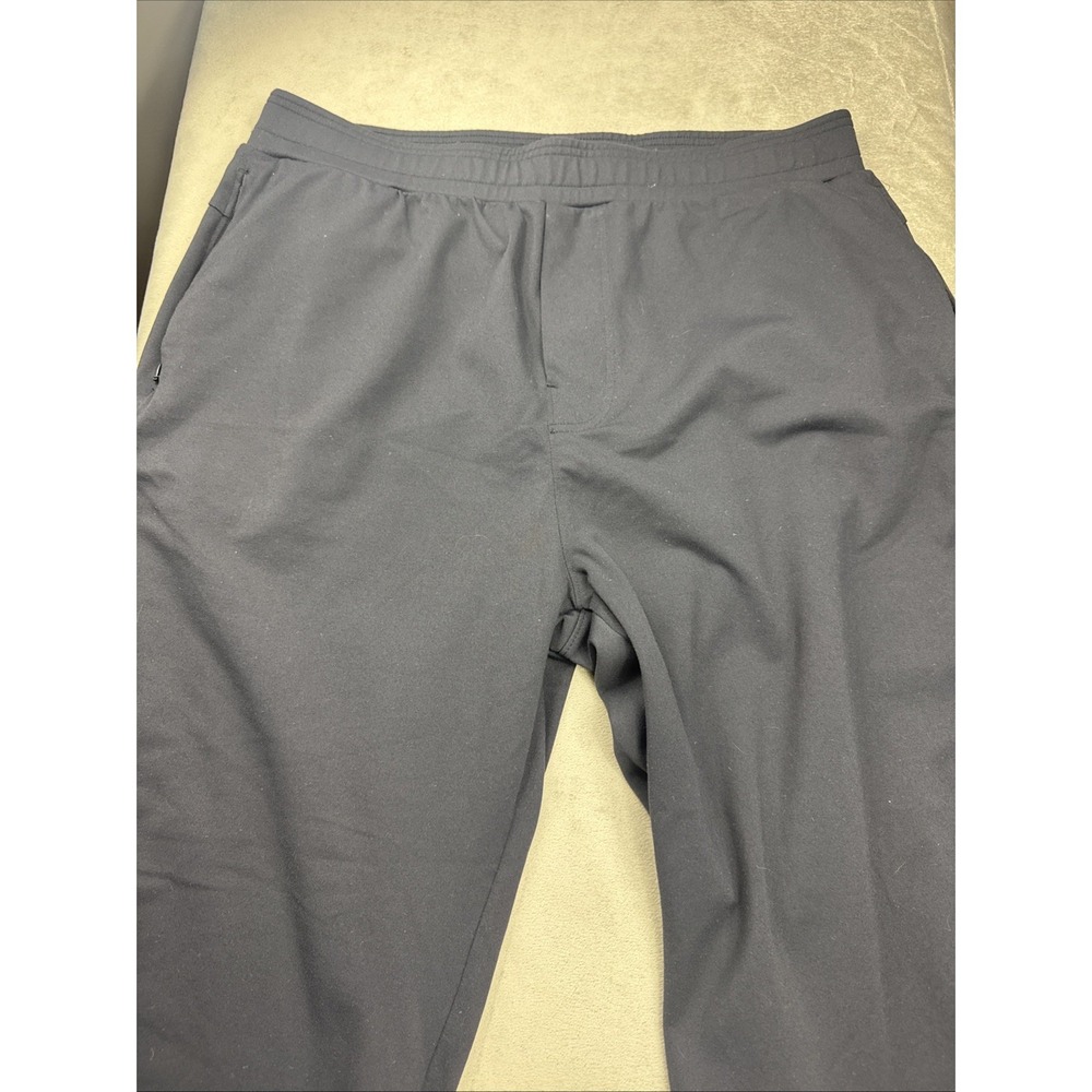 Public Rec Pants Mens Black Drawstring Athletic Casual 36x30 (Fits‎ 34x28)
